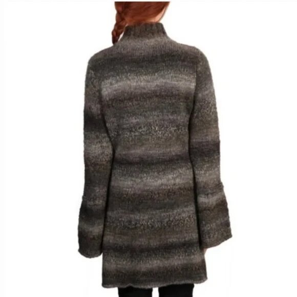 Prana Amber Wool Blend Duster Cardigan Size M - Picture 2 of 11